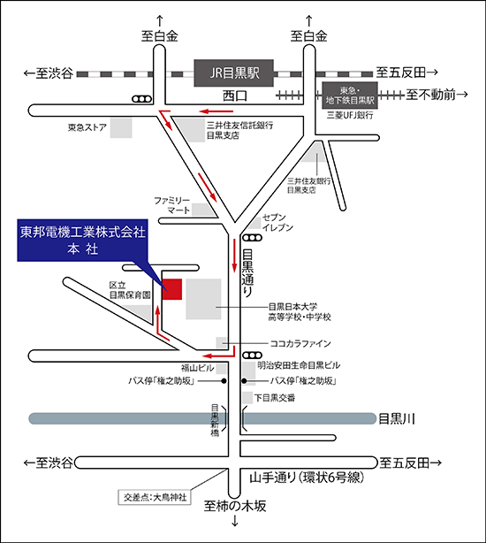 東京本社マップ